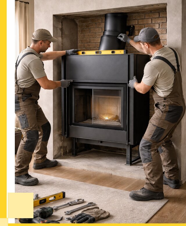 Установка каминных топок в Йошкаре-Ола под ключ от 18407 р. | ЭриданШкр