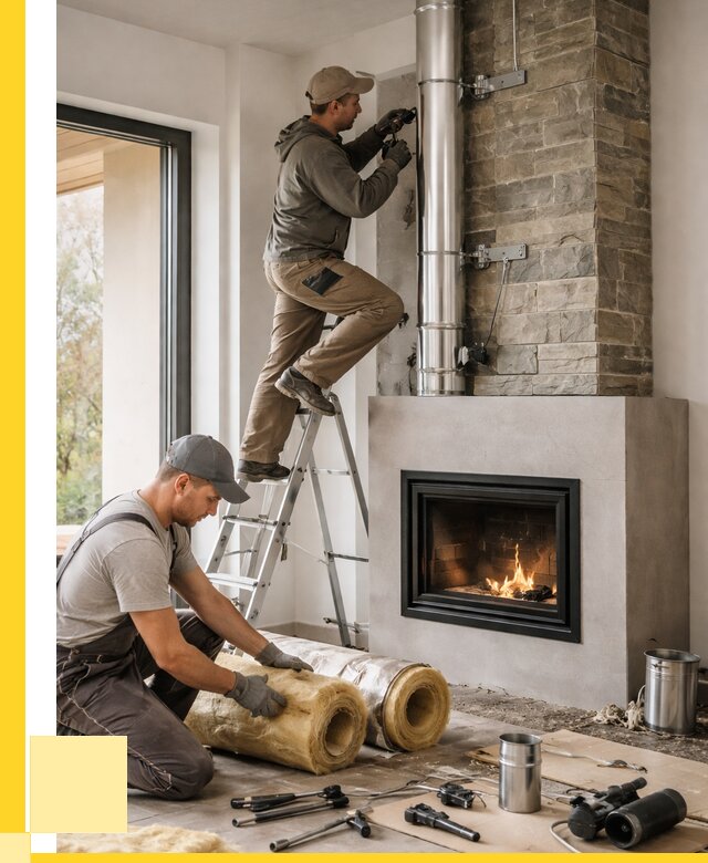 Монтаж дымоходов для каминов в Йошкаре-Ола от 15339 р. ЭриданШкр