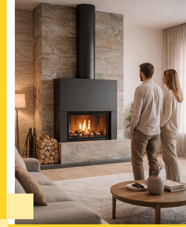 Закрытые камины под ключ в Йошкаре-Ола от 122712 р., ЭриданШкр