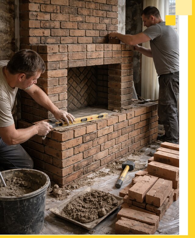 Изготовление и установка кирпичных каминов в Йошкаре-Ола