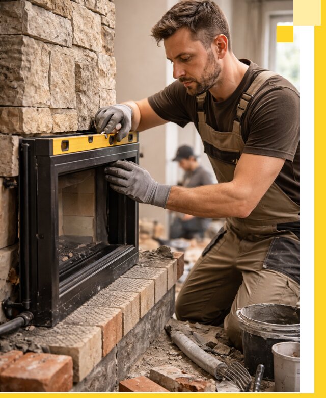 Дровяные камины под ключ в Йошкаре-Ола: монтаж, обустройство