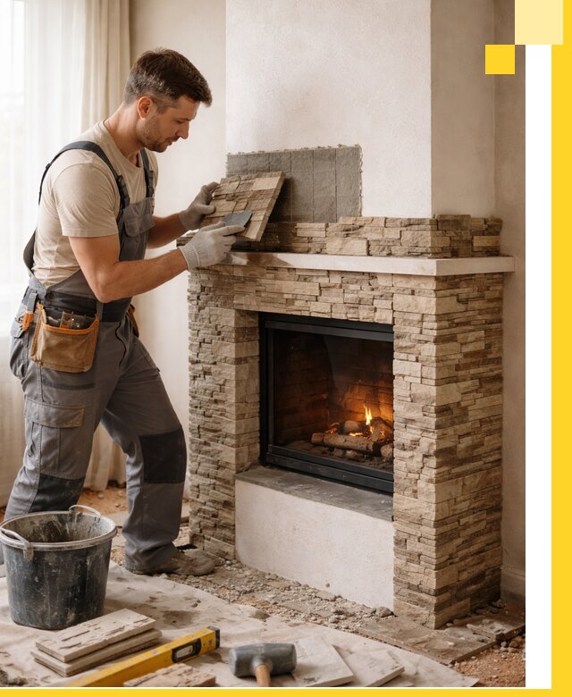 Изготовление и монтаж каминов для дома под ключ в Йошкаре-Ола