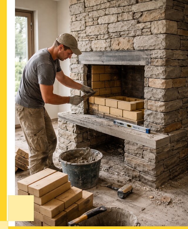 Кладка каминов и камина в Йошкаре-Ола от 25565 р. ЭриданШкр