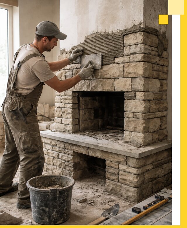 Строительство каминов под ключ в Йошкаре-Ола от проектирования до монтажа