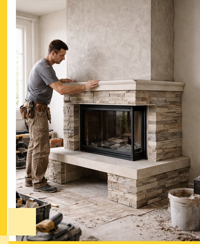 Изготовление каминов под ключ в Йошкаре-Ола от 153390 р. | ЭриданШкр