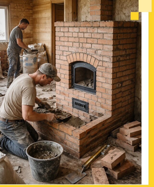 Профессиональное строительство печей в Йошкаре-Ола под ключ