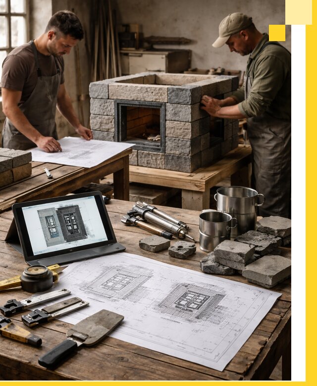 Разработка проектов печей с согласованием и монтажом в Йошкаре-Ола