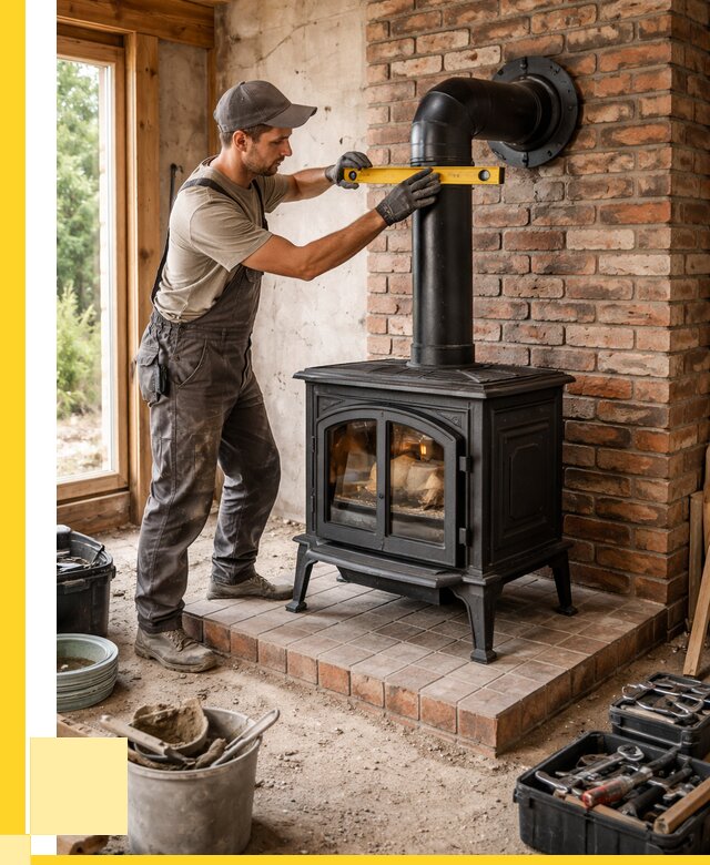 Монтаж печей установка банной печи в Йошкаре-Ола от 15339 р. | ЭриданШкр