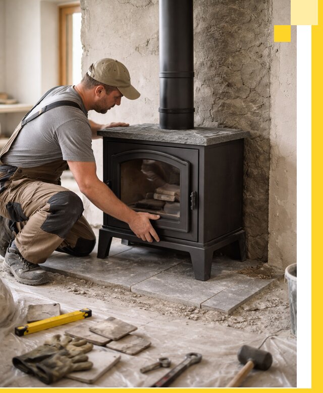 Профессиональный монтаж печей и каминов в Йошкаре-Ола под ключ