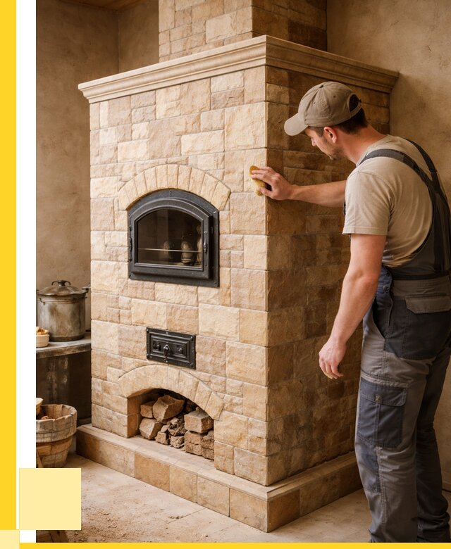 Облицовка печей в Йошкаре-Ола от 4602 р. под ключ | ЭриданШкр