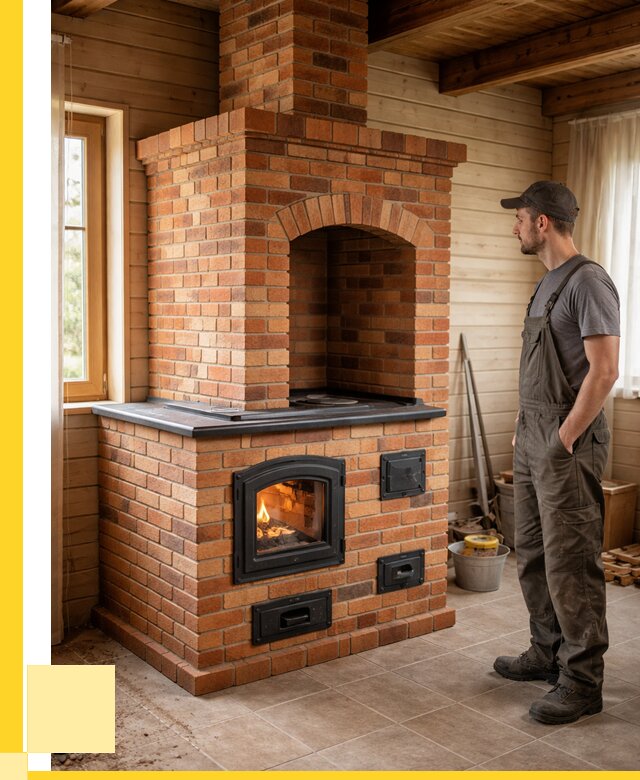 Кирпичные печи в Йошкаре-Ола: купить от 153390 р. | ЭриданШкр