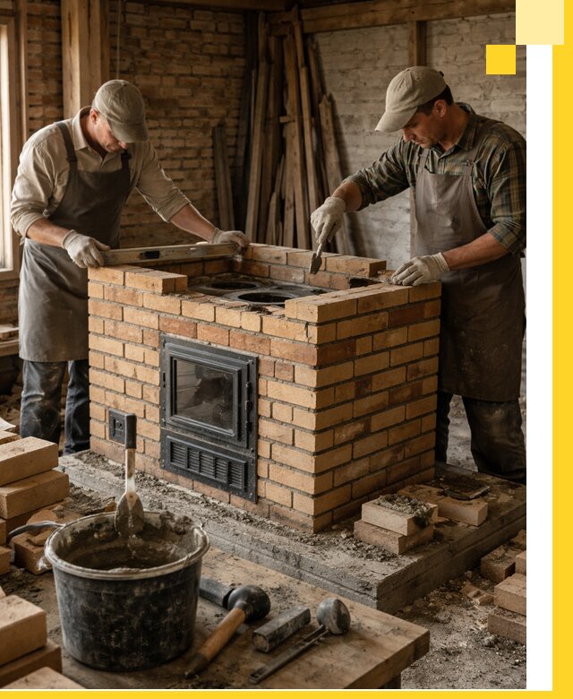 Изготовление и установка варочных печей под ключ в Йошкаре-Ола