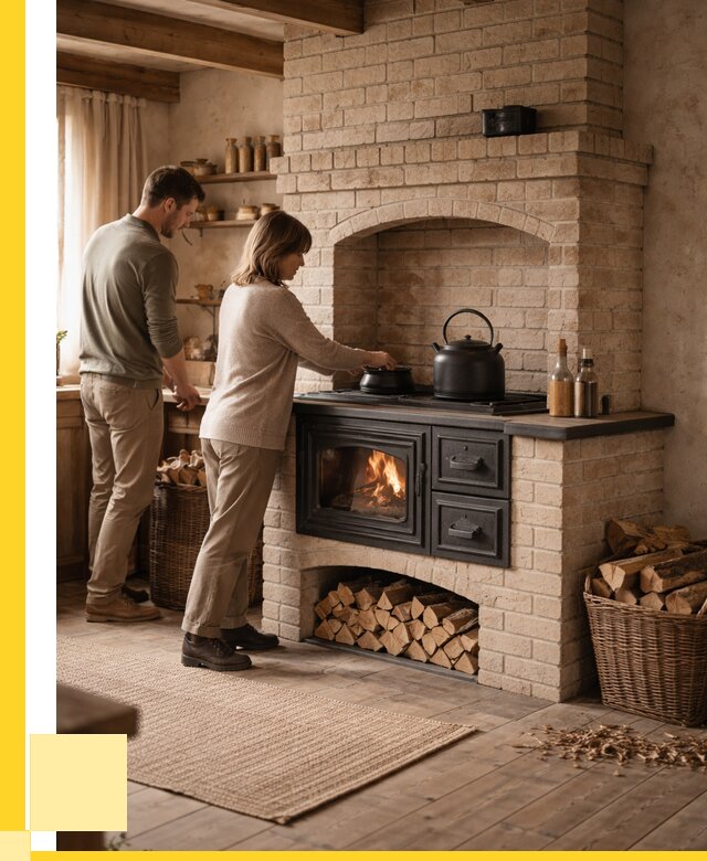 Печи с плитой в Йошкаре-Ола от 46017 р. | ЭриданШкр — кирпичная печь