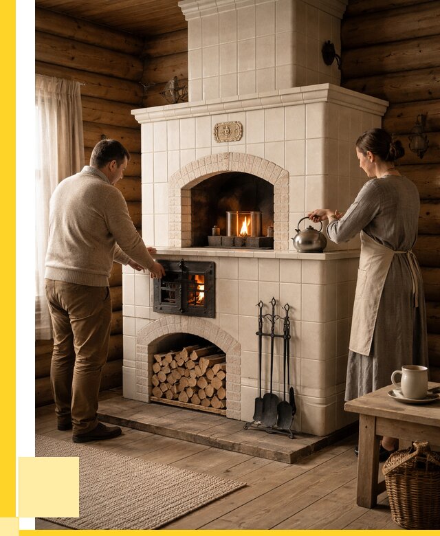 Русские печи в Йошкаре-Ола: установка от 153390 р. ЭриданШкр