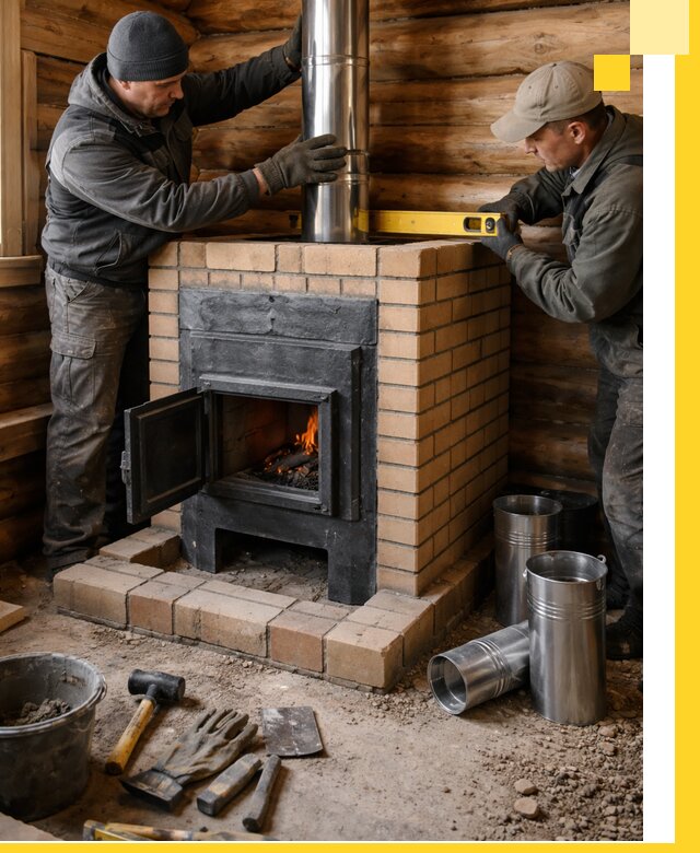 Проектирование, изготовление и установка банных печей в Йошкаре-Ола