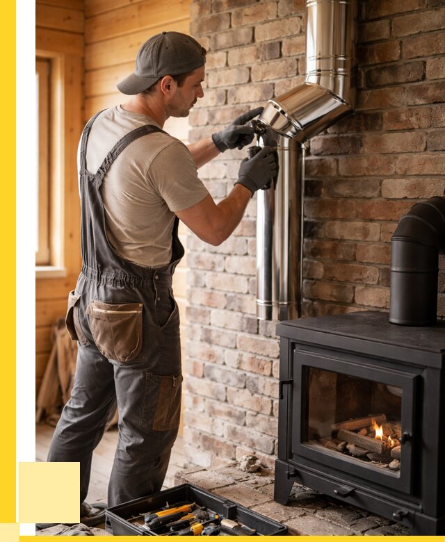 Монтаж дымоходов для печей в Йошкаре-Ола от 7670 р. | ЭриданШкр