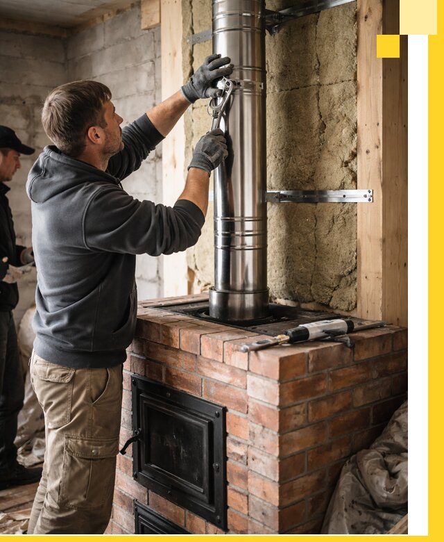 Изготовление и монтаж печей и дымоходов под ключ в Йошкаре-Ола