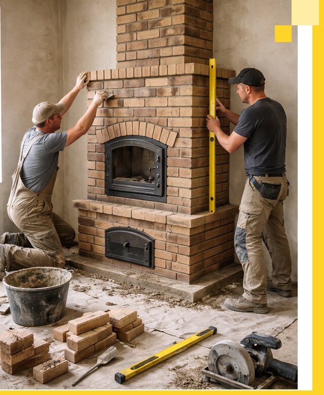 Продажа и установка печей и каминов для дома под ключ в Йошкаре-Ола