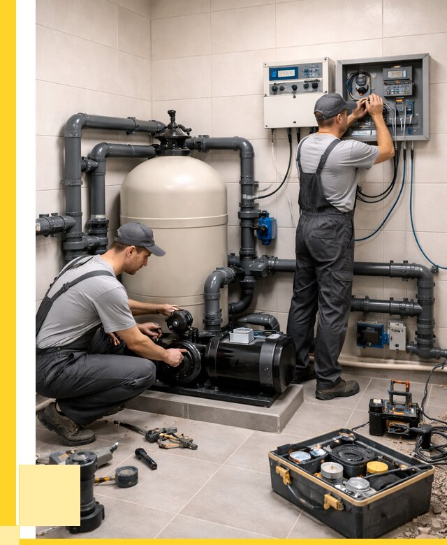 Монтаж оборудования для бассейнов в Йошкаре-Ола от 40904 р. | ЭриданШкр