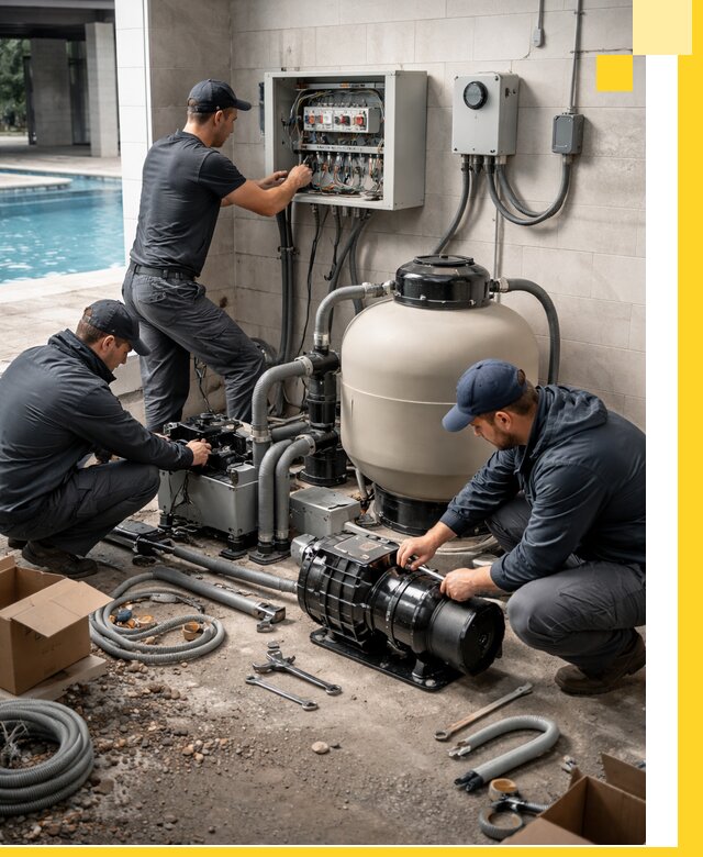 Профессиональный монтаж оборудования для бассейнов в Йошкаре-Ола