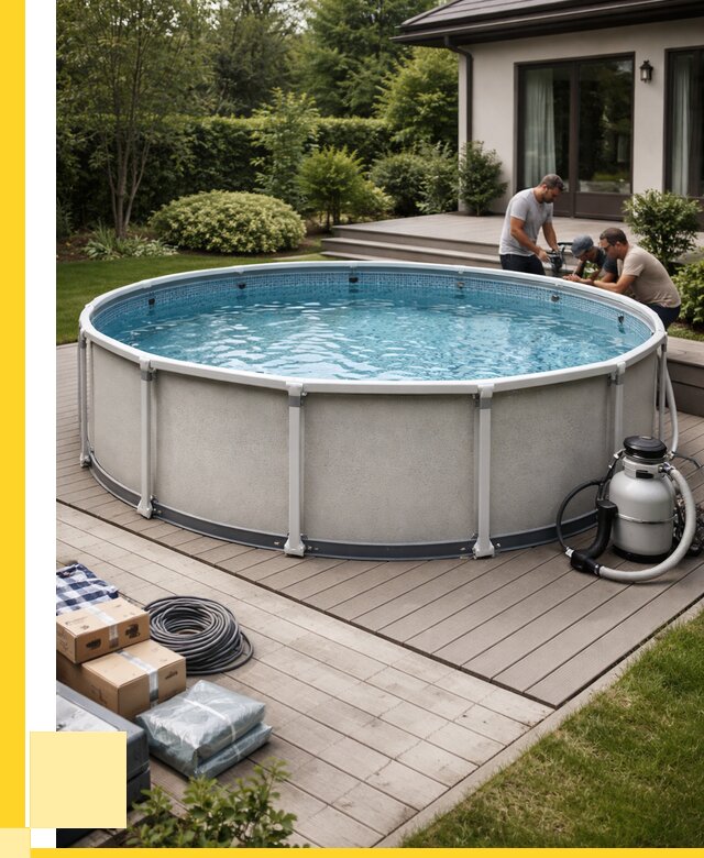 Купить каркасные бассейны в Йошкаре-Ола от 46017 р. | ЭриданШкр