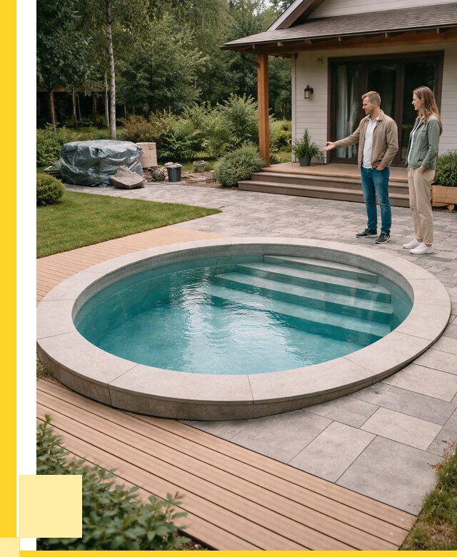 Бассейн на даче под ключ в Йошкаре-Ола от 204520 р., ЭриданШкр