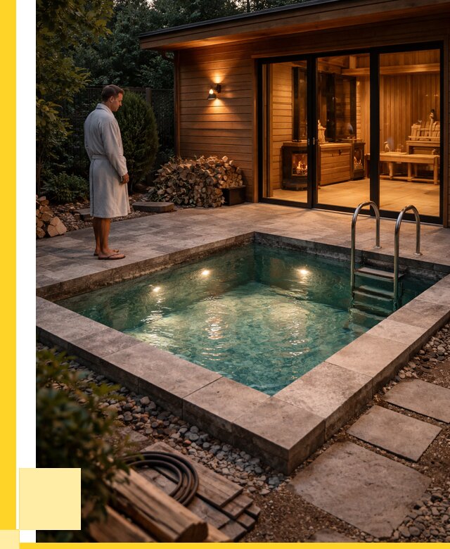 Бани с бассейном под ключ в Йошкаре-Ола от 97147 р. | ЭриданШкр