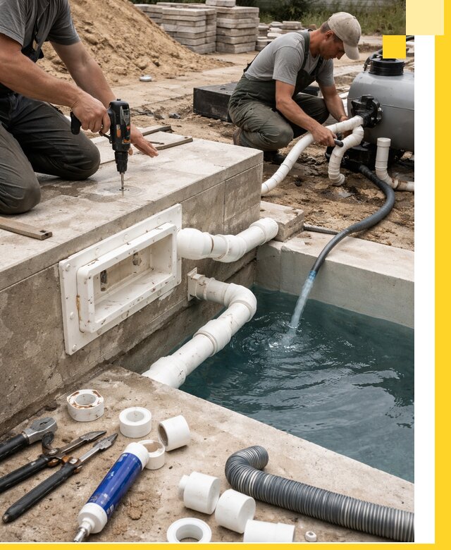 Строительство скиммерных бассейнов под ключ в Йошкаре-Ола