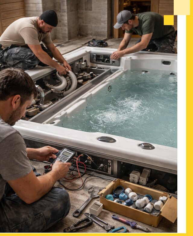 Гидромассажные бассейны под ключ в Йошкаре-Ола, дизайн и монтаж