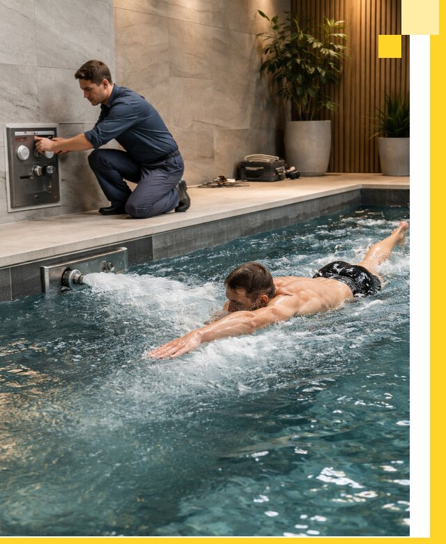 Проектирование и монтаж бассейнов с противотоком в Йошкаре-Ола