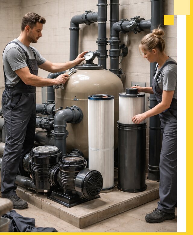 Фильтры и системы фильтрации для бассейнов в Йошкаре-Ола