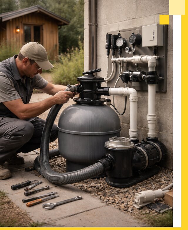 Продажа и монтаж фильтров и насосов для бассейнов в Йошкаре-Ола