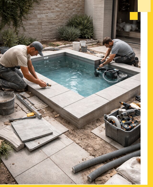 Мини бассейны под ключ в Йошкаре-Ола, дизайн и установка