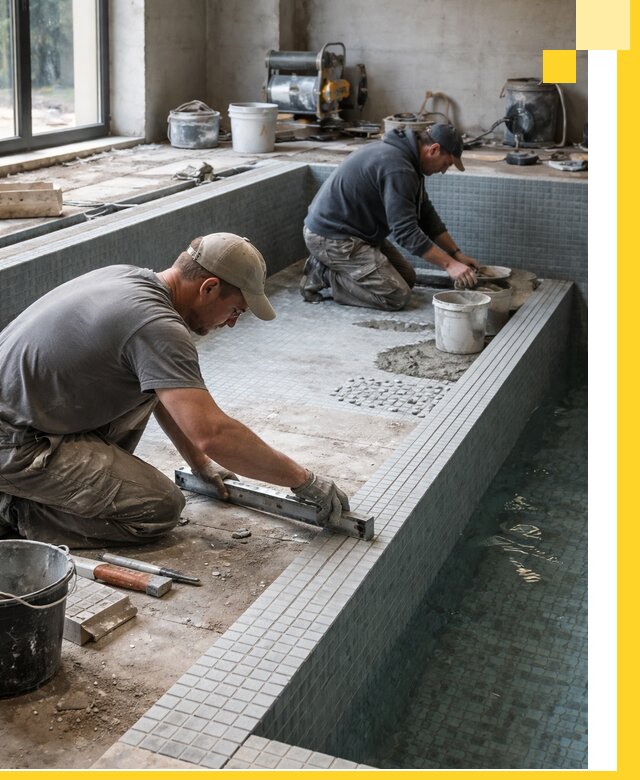 Строительство бассейна в частном доме в Йошкаре-Ола под ключ