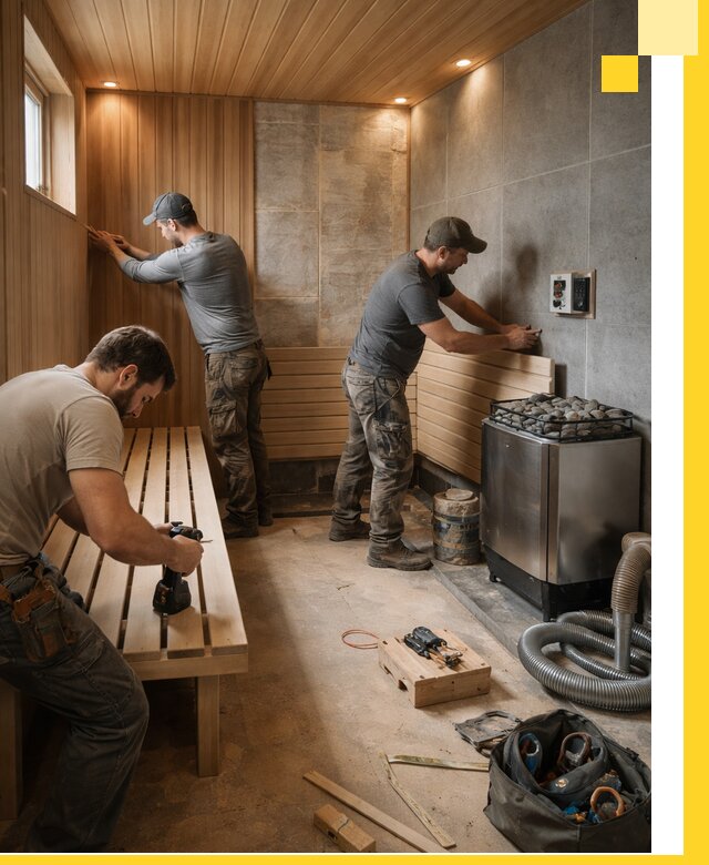 Сауны под ключ в Йошкаре-Ола, проектирование, строительство, отделка