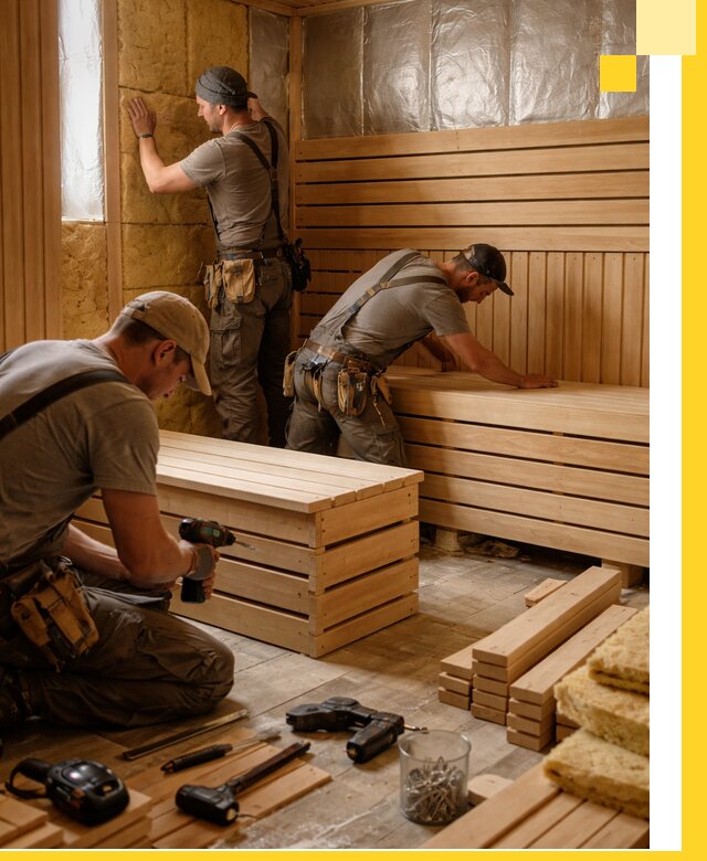 Профессиональное строительство саун под ключ в Йошкаре-Ола