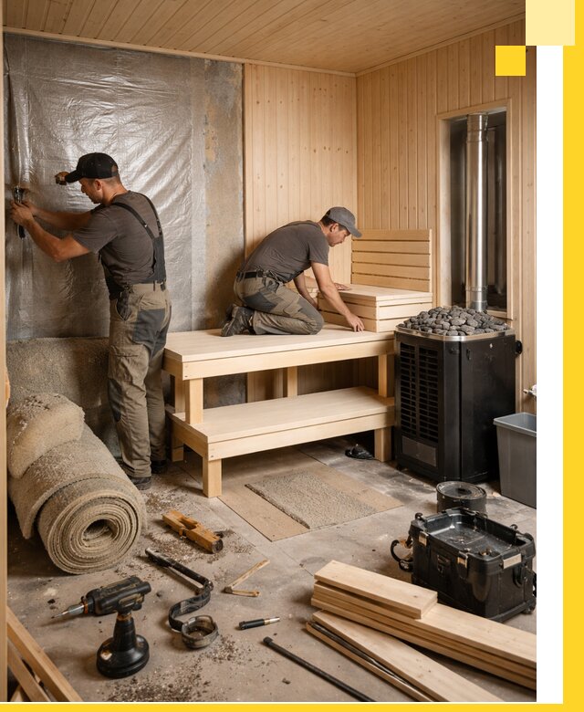 Проекты саун под ключ в Йошкаре-Ола дизайн и строительство