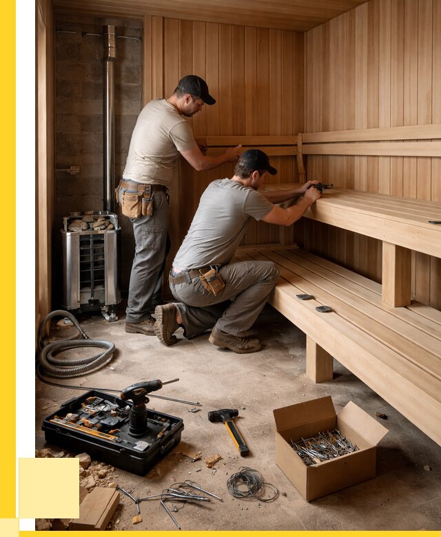 Монтаж саун под ключ в Йошкаре-Ола от 122712 р. | ЭриданШкр