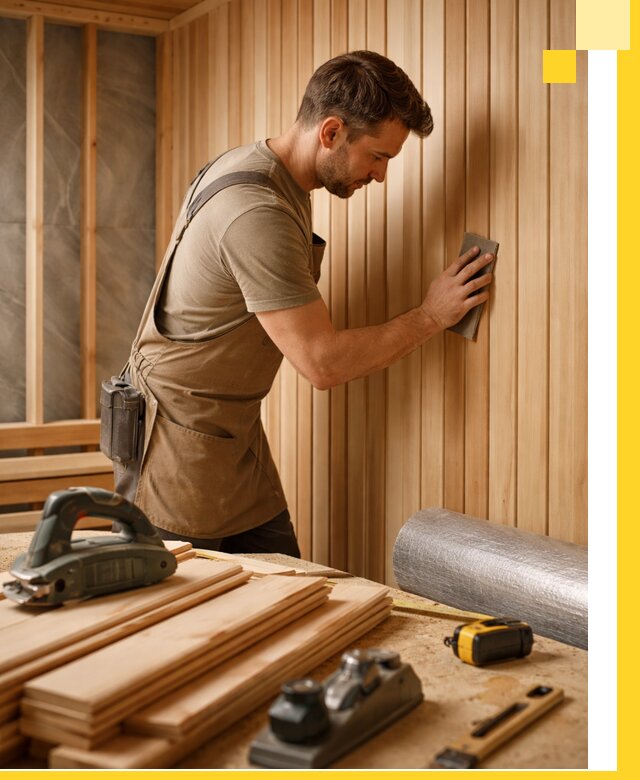 Профессиональная отделка саун и парных под ключ в Йошкаре-Ола