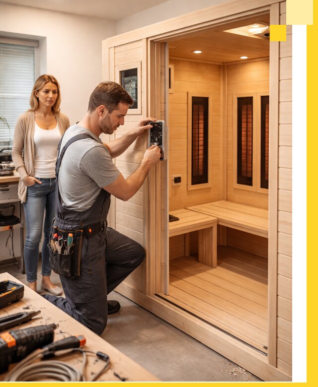 Инфракрасные сауны под ключ в Йошкаре-Ола продажа и установка