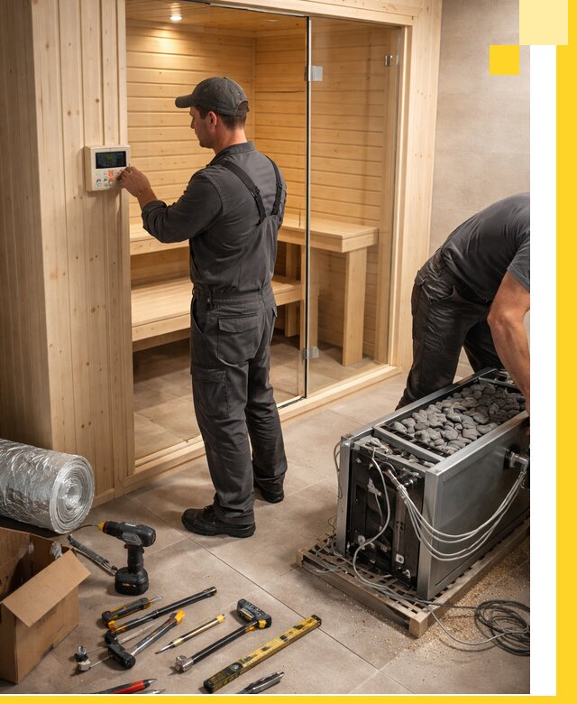 Поставка, установка и монтаж электрических саун в Йошкаре-Ола