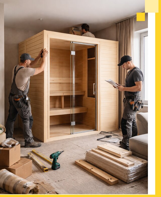 Установка и благоустройство саун в квартире в Йошкаре-Ола