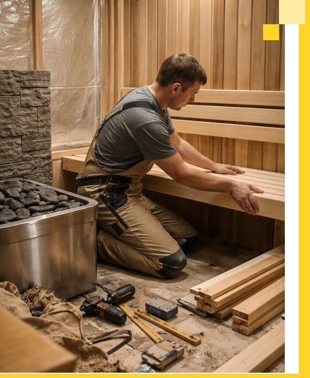 Сауны для дома под ключ с проектированием и монтажом в Йошкаре-Ола