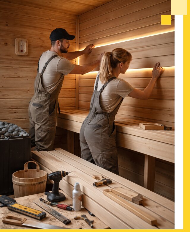 Дизайн саун и бань под ключ с индивидуальным проектом в Йошкаре-Ола