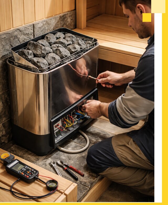 Продажа и установка электрокаменок для саун в Йошкаре-Ола