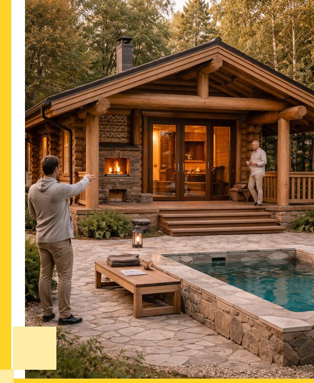 Проекты бань и хамам в Йошкаре-Ола от 25565 р. | ЭриданШкр