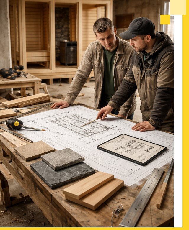 Проекты бань под ключ и планы строительства в Йошкаре-Ола