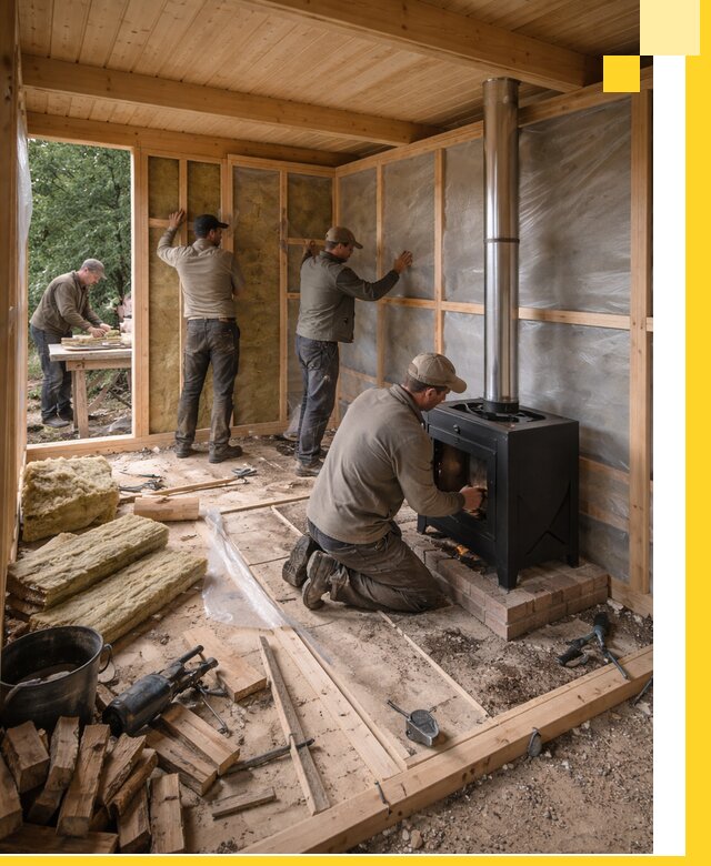 Профессиональный монтаж бань под ключ в Йошкаре-Ола для дома