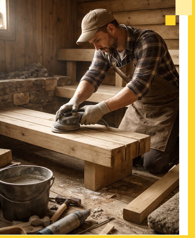 Ремонт бань под ключ в Йошкаре-Ола с гарантией качества и сроков