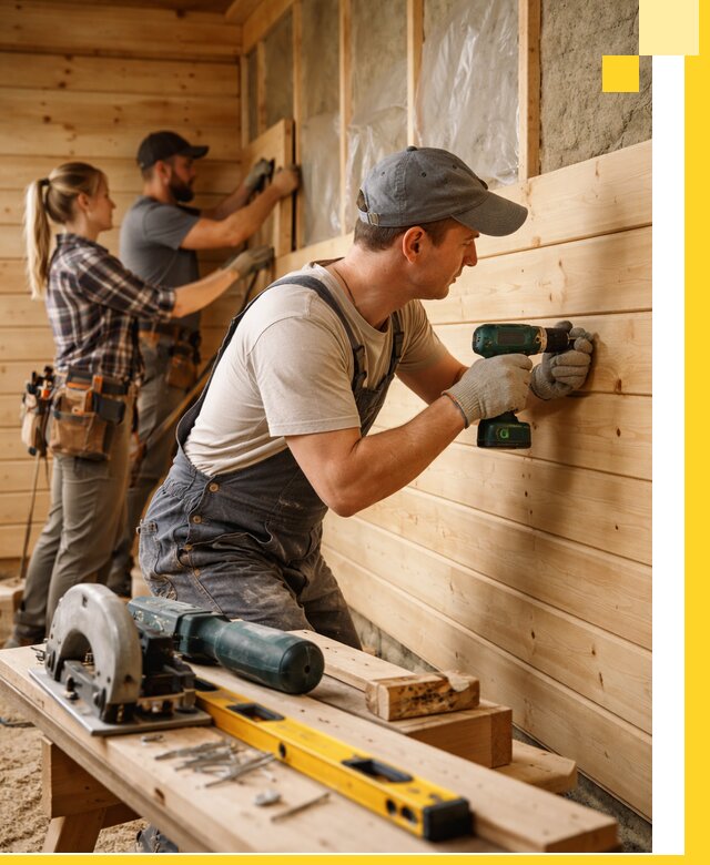 Обшивка бань под ключ в Йошкаре-Ола: отделка стен и потолков